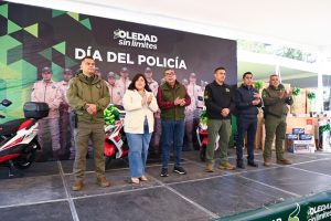 ALCALDE JUAN MANUEL NAVARRO CELEBRA Y RECONOCE LABOR DE POLICÍAS SOLEDENSES Y ANUNCIA MÁS INCENTIVOS